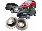 Par de Disco de Freio Traseira Fremax para Hyundai Santa Fé 2011 até 2019 - Cod. BD5185