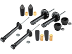 Kit completo 4 amortecedores dianteiro traseiro batente coxim Gol 1.0 1.6 8V PLUS POWER SELEÇÃO TREND VERSÃO BASE VINTAGE G5 2009 até 2011